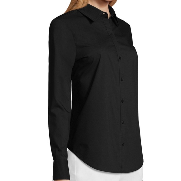 Worthington Womens Long Sleeve Modern Fit Button-Down Shirt - Picture 4 of 5